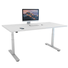 Load image into Gallery viewer, Height adjustable Office Desk that encourages back care and overall wellness
