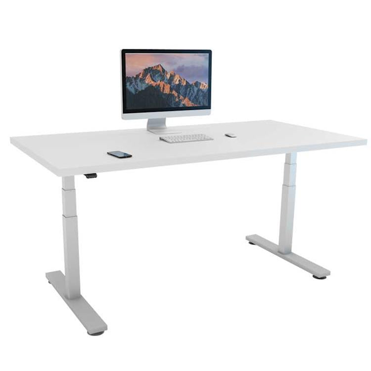 Height adjustable Office Desk that encourages back care and overall wellness